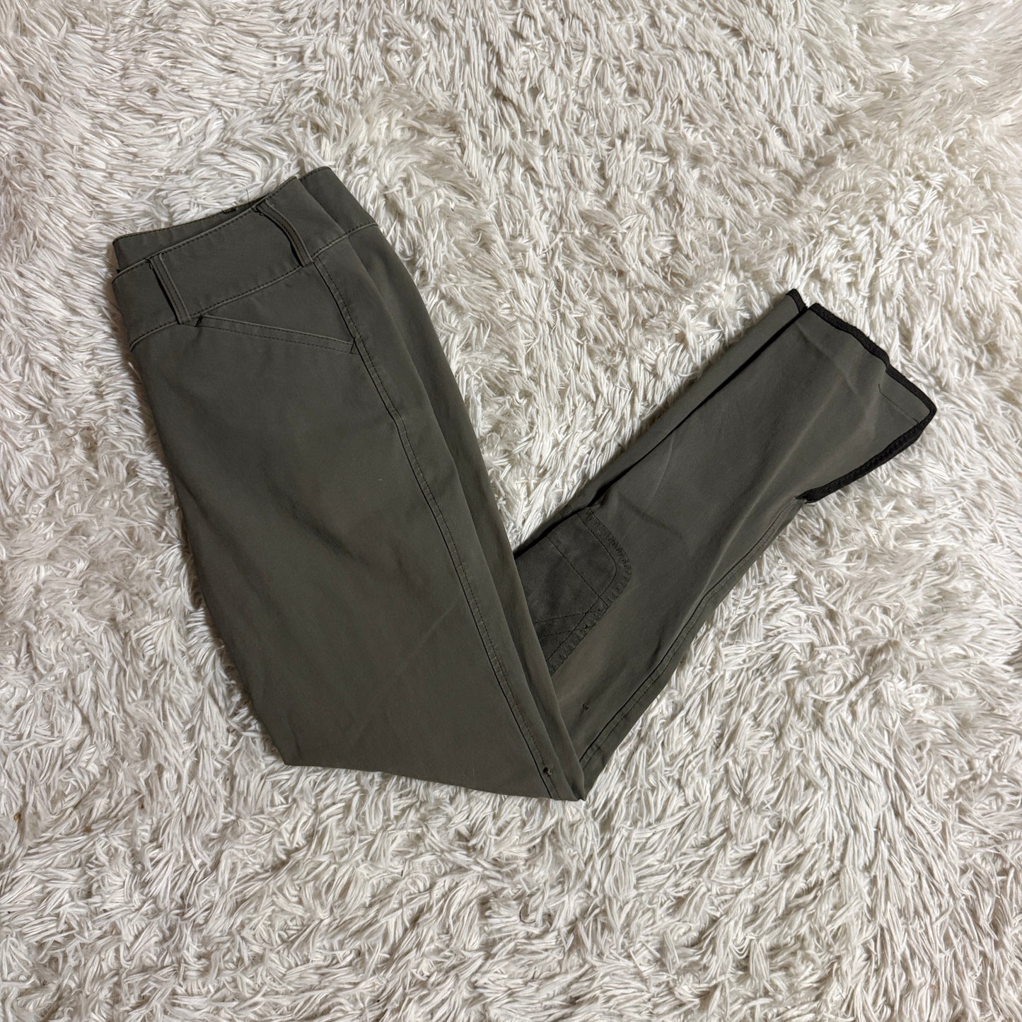 Women’s Size 24L Khaki Pikeur Knee Patch Horseback Riding Breeches