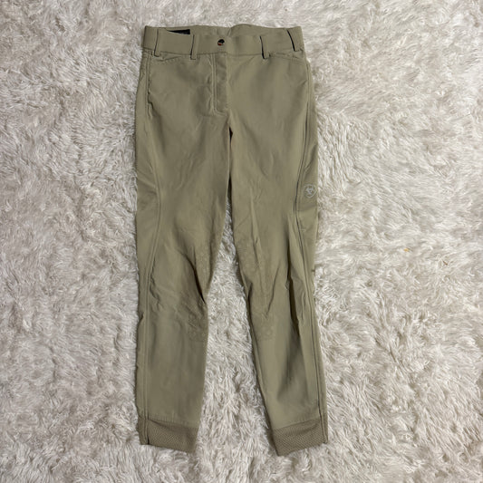Child’s Size 14R Tan Ariat Knee Patch Horseback Riding Breeches