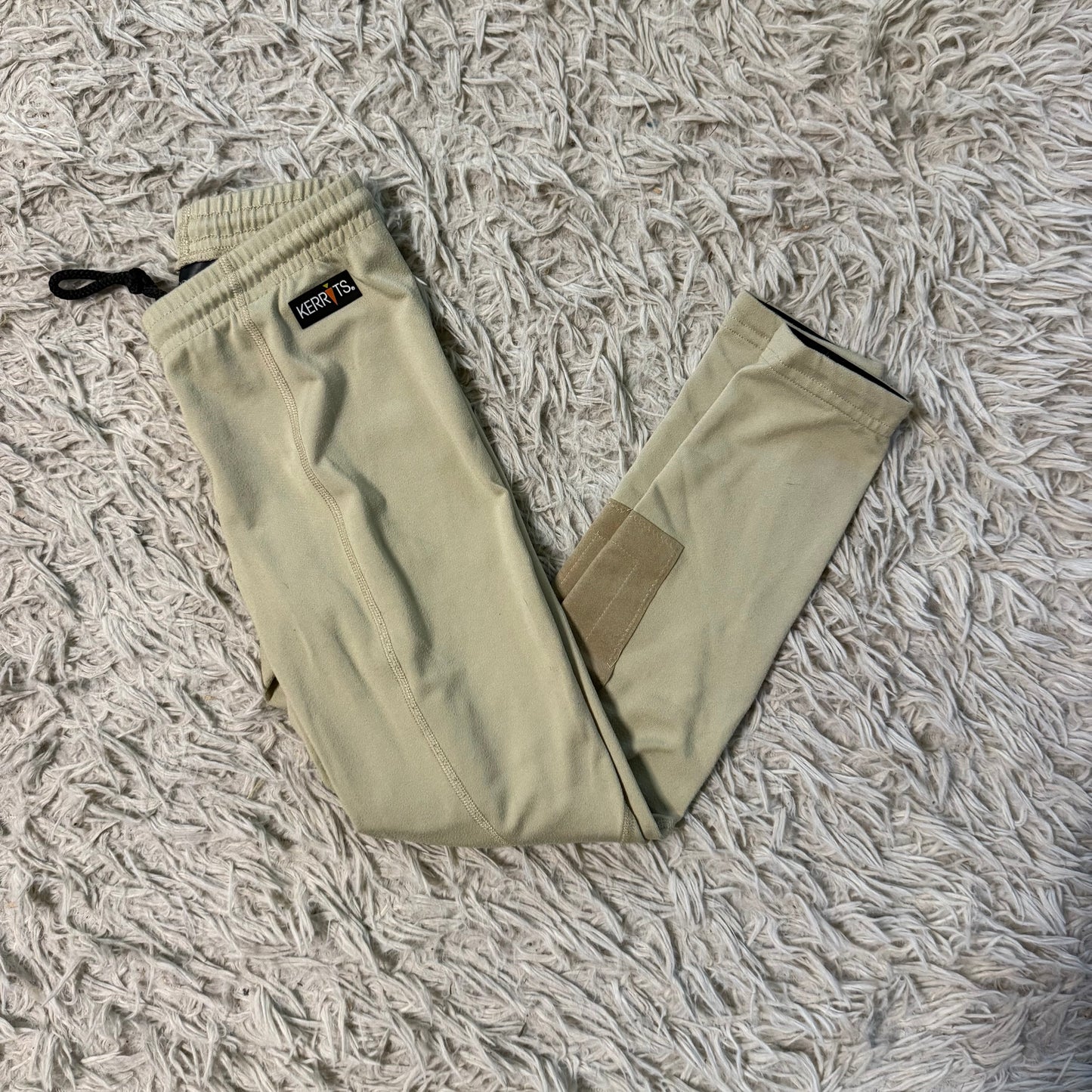 Girl’s Small Tan Kerrits Knee Patch Horseback Riding Tights