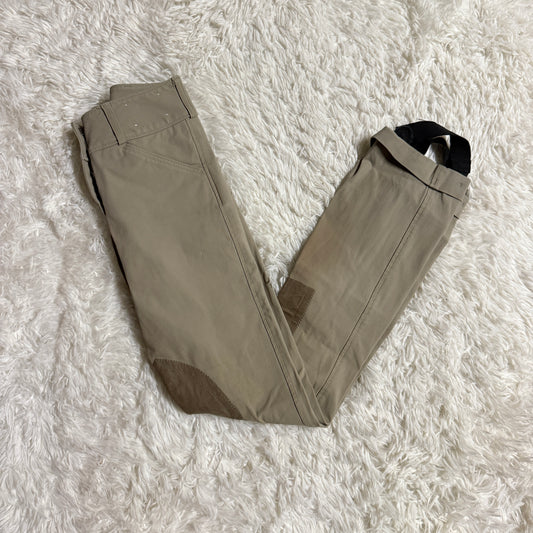 Child’s Size 14R Tan Tailored Sportsman Knee Patch Horseback Riding Jodphurs