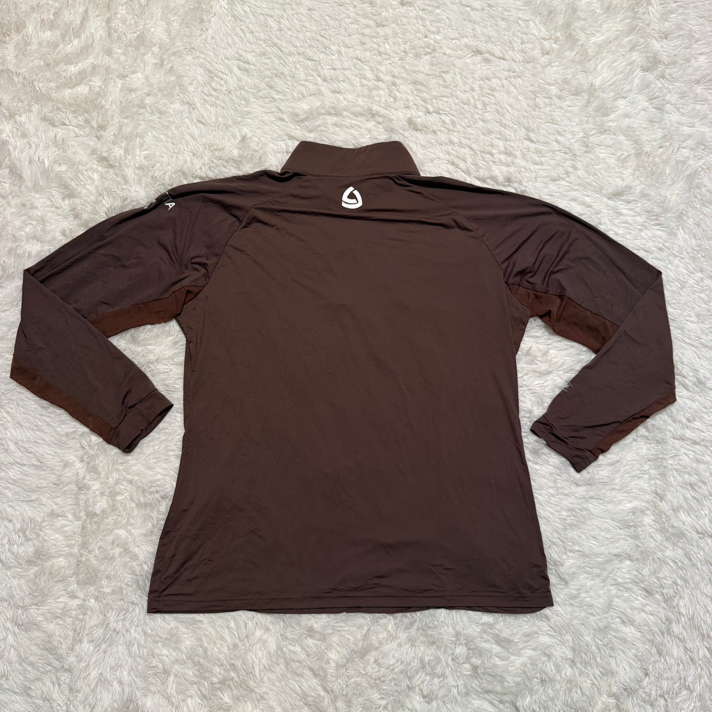 Women’s XL Brown Lettia Long Sleeve Horseback Riding Sunshirt