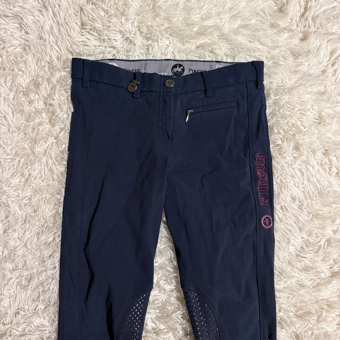 Women’s Size 22R Navy Pikeur Knee Patch Horseback Riding Breeches