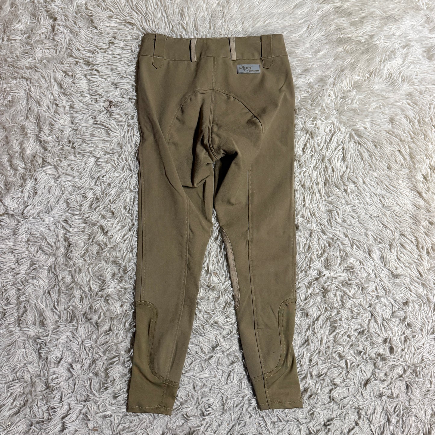 Child’s Size 10R Tan Smartpak Knee Patch Horseback Riding Breeches