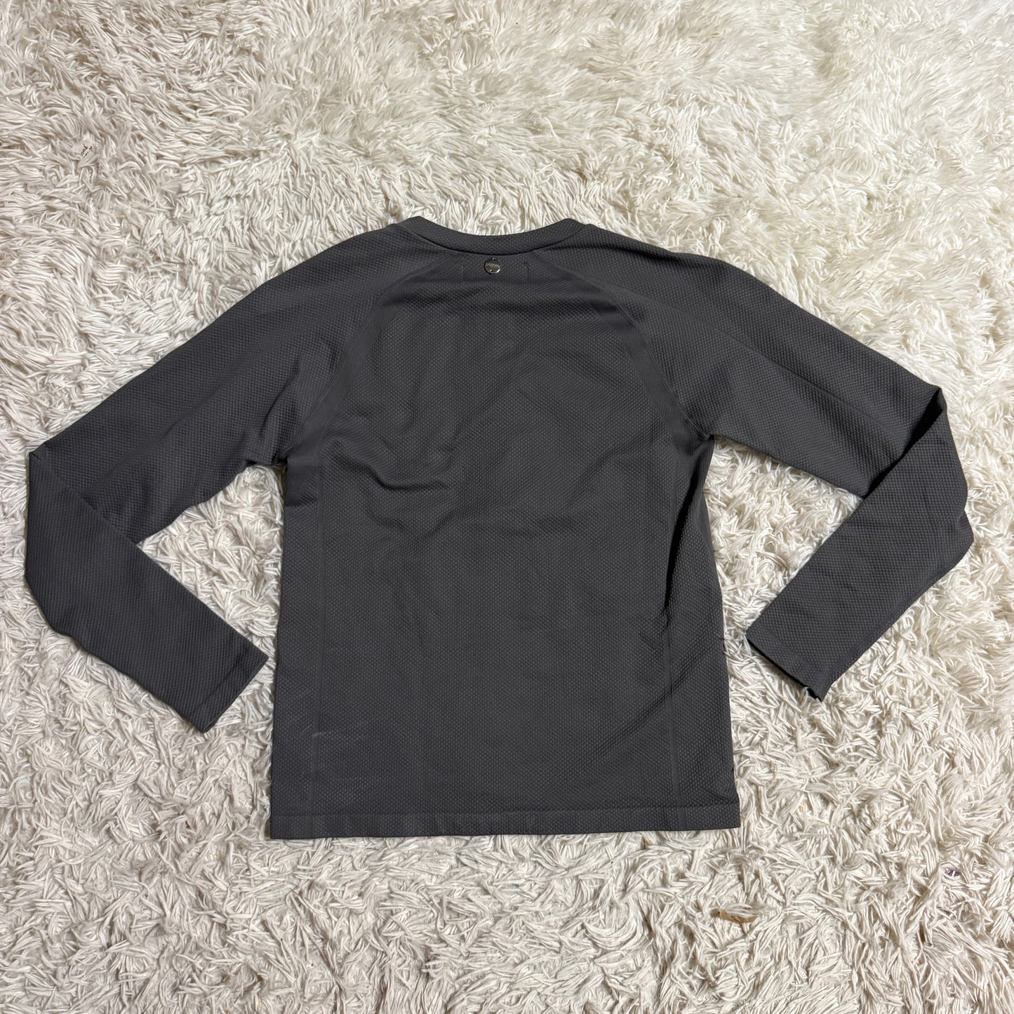 Women’s M/L Grey Pomme Long Sleeve Winter Horseback Riding Shirt