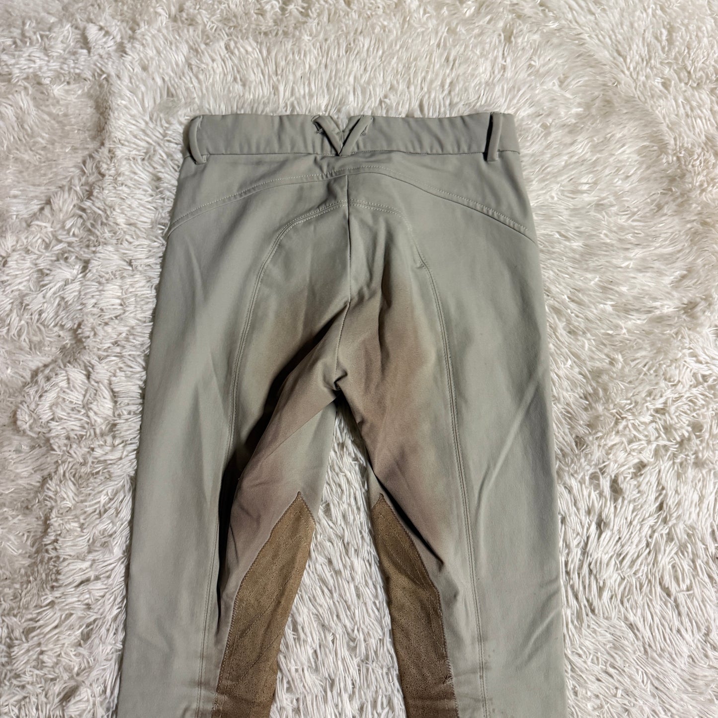 Women’s Size 24R Tan Callidae Knee Patch Horseback Riding Breeches