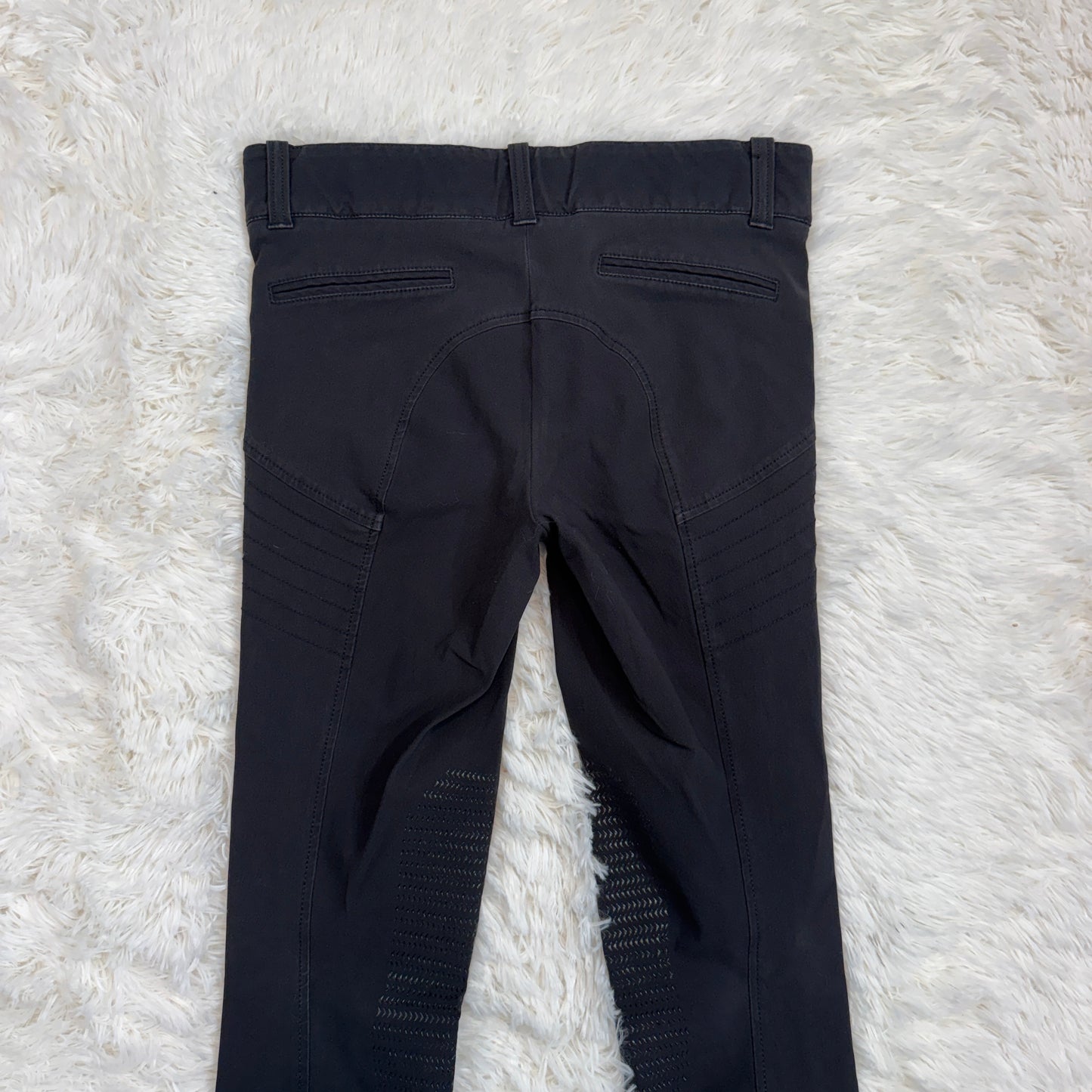 Women’s Size IT46 Black Equiline Knee Patch Horseback Riding Breeches