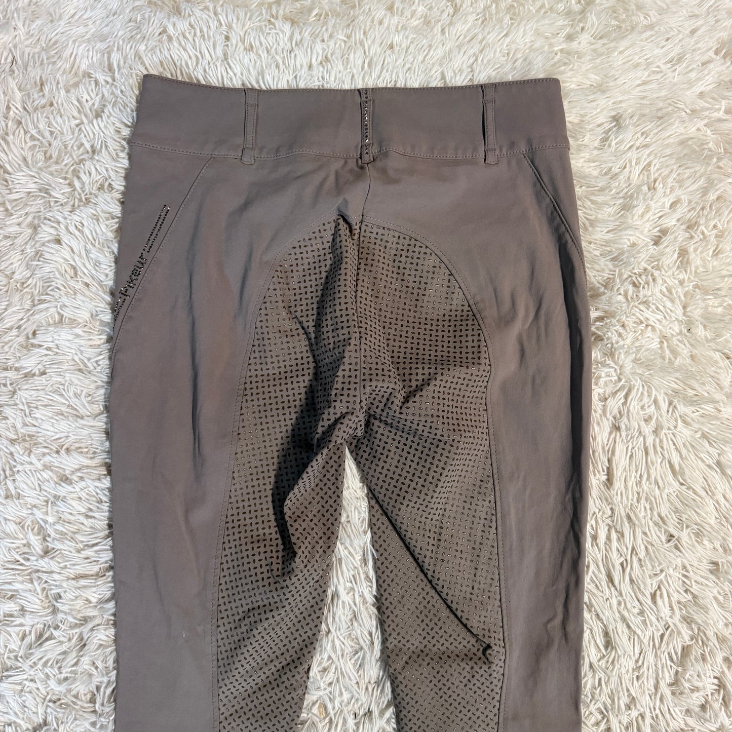 Women’s Size 34L Brown Pikeur Full Seat Horseback Riding Breeches