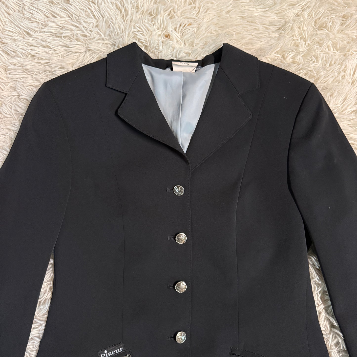 Child’s Size 16R Black Pikeur Skarlett Horseback Riding Show Coat