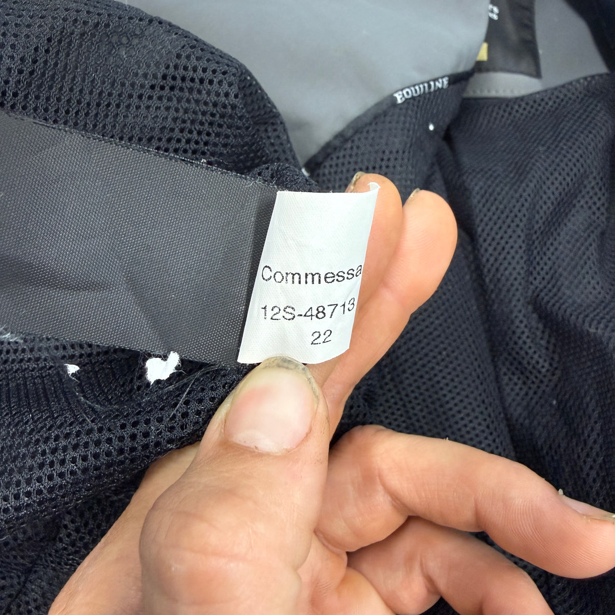 Women’s IT38 Grey/Navy Equiline Commessa X-Cool Horseback Riding Show Coat