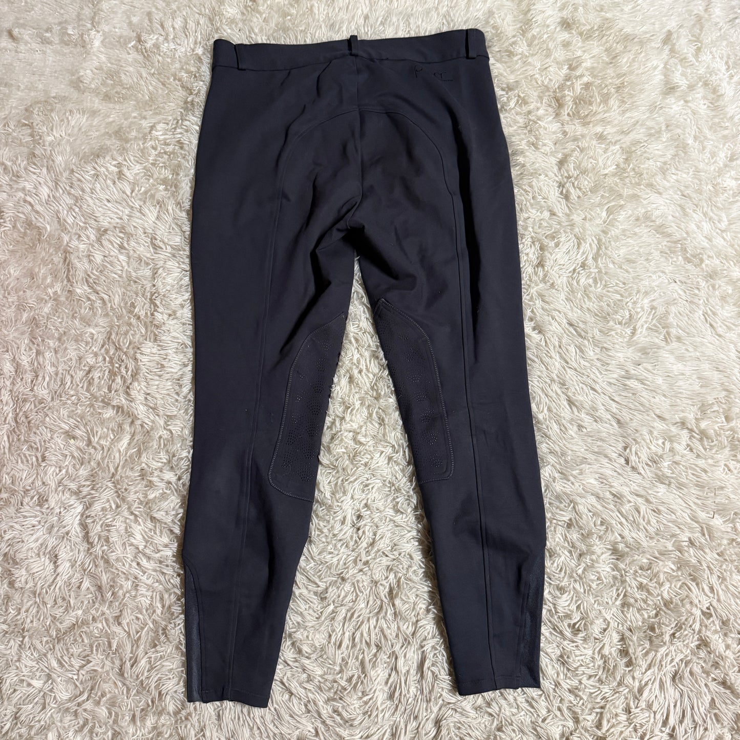 Women’s Size 36L Grey Smartpak Knee Patch Horseback Riding Breeches