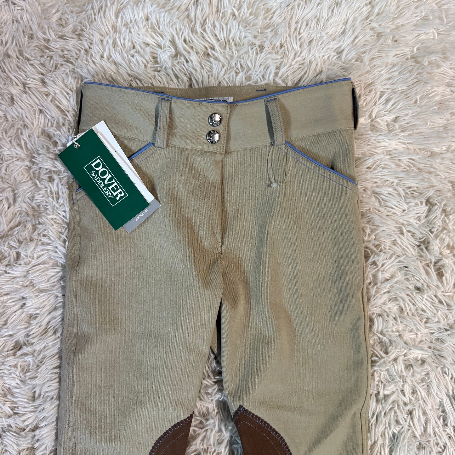 New Child’s Size 10R Tan Dover Knee Patch Horseback Riding Breeches