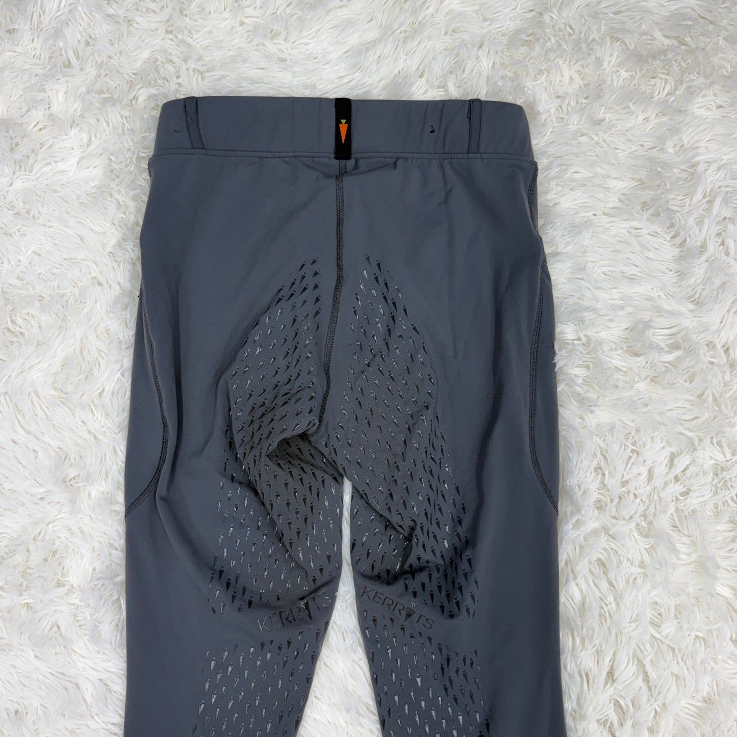 Women’s Large Grey Kerrits Full Seat Horseback Riding Tights