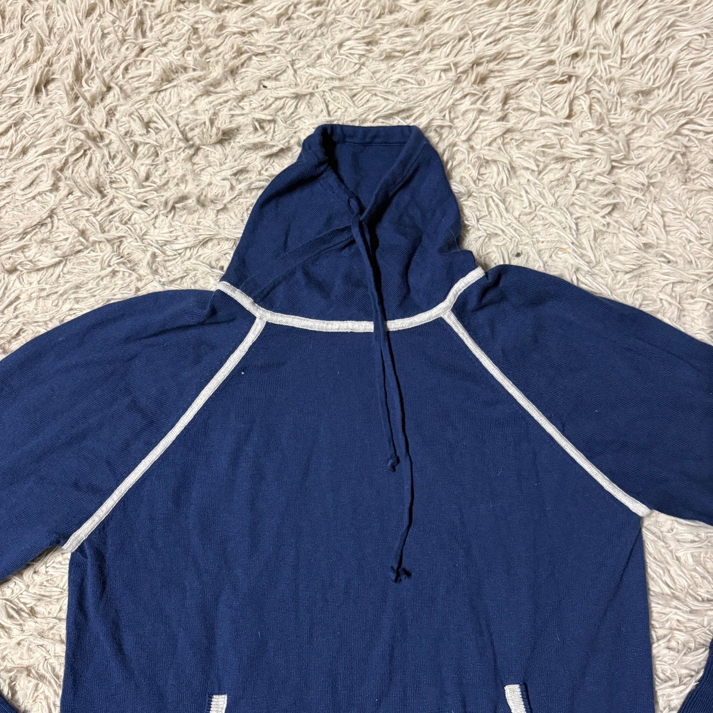 Women’s Medium Blue Essex Classics Long Sleeve Horseback Riding Pullover Sweater