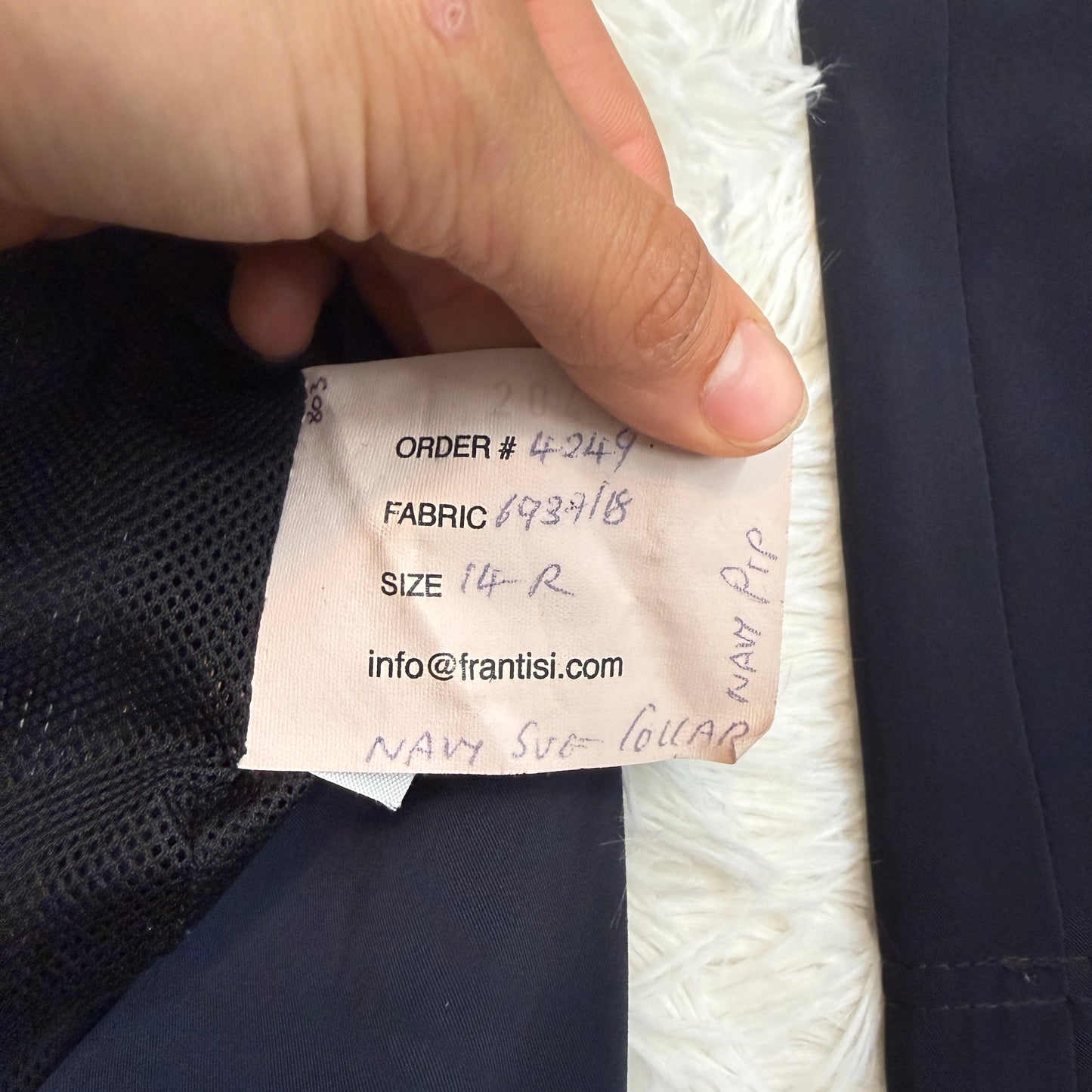 Women’s Size 14R Navy Grand Prix Horseback Riding Show Coat