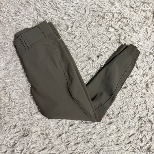 Women’s Size 24R Brown Ariat Knee Patch Horseback Riding Breeches