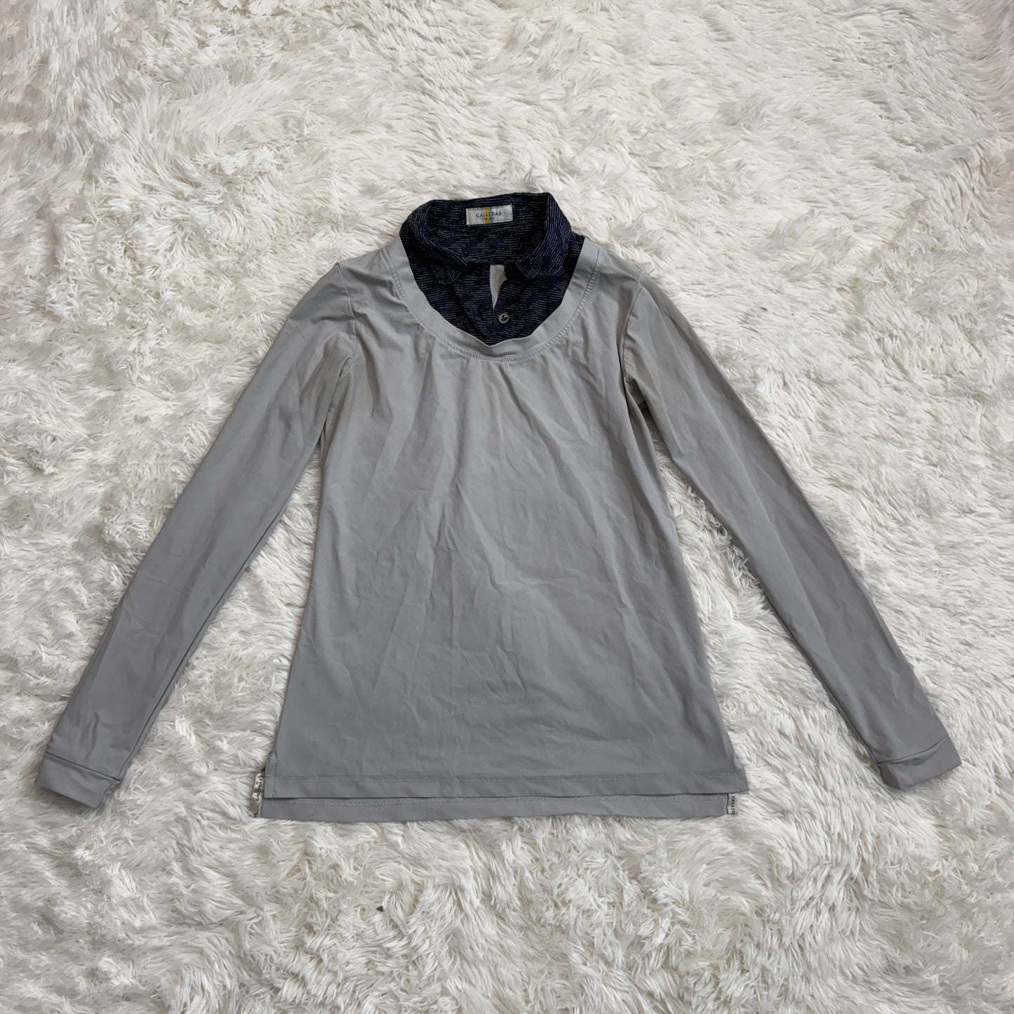Women’s XS Grey Callidae Long Sleeve Horseback Riding Sunshirt