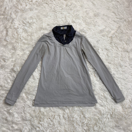Women’s XS Grey Callidae Long Sleeve Horseback Riding Sunshirt