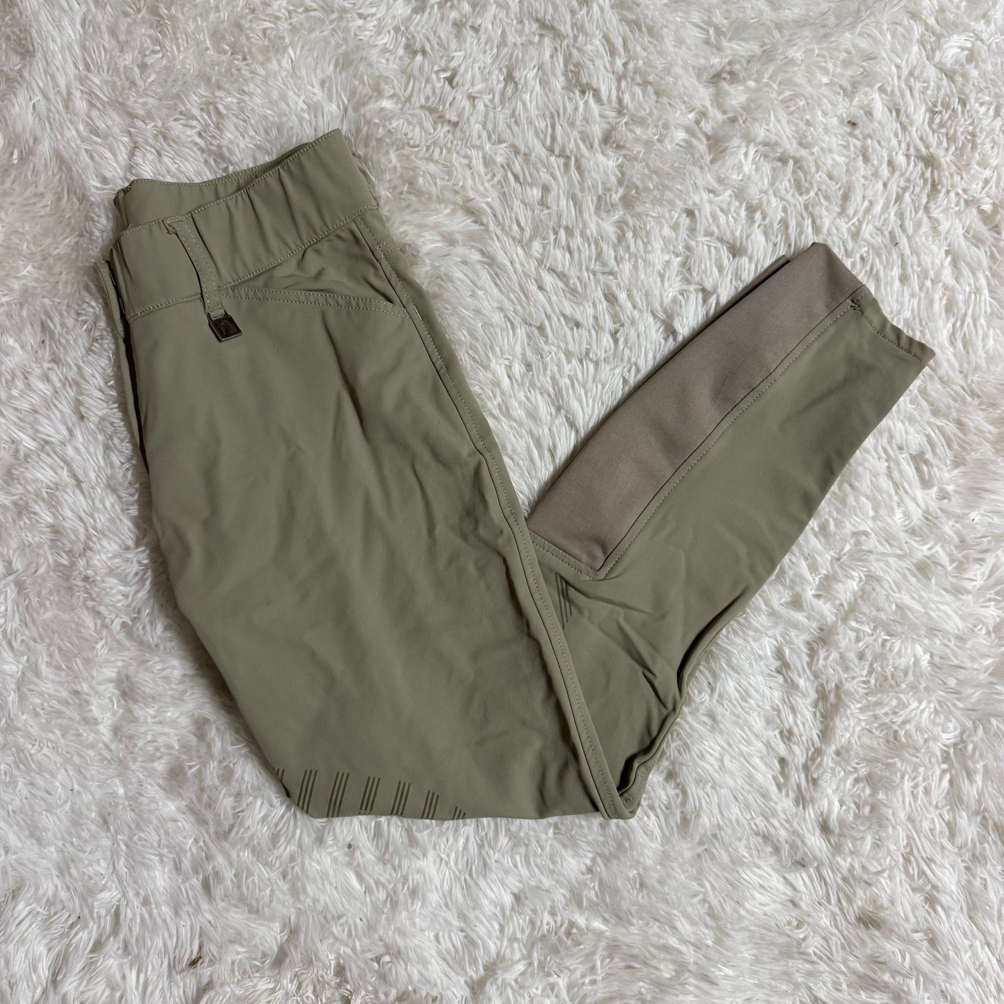 Women’s Size 28R Tan Romfh Knee Patch Horseback Riding Breeches