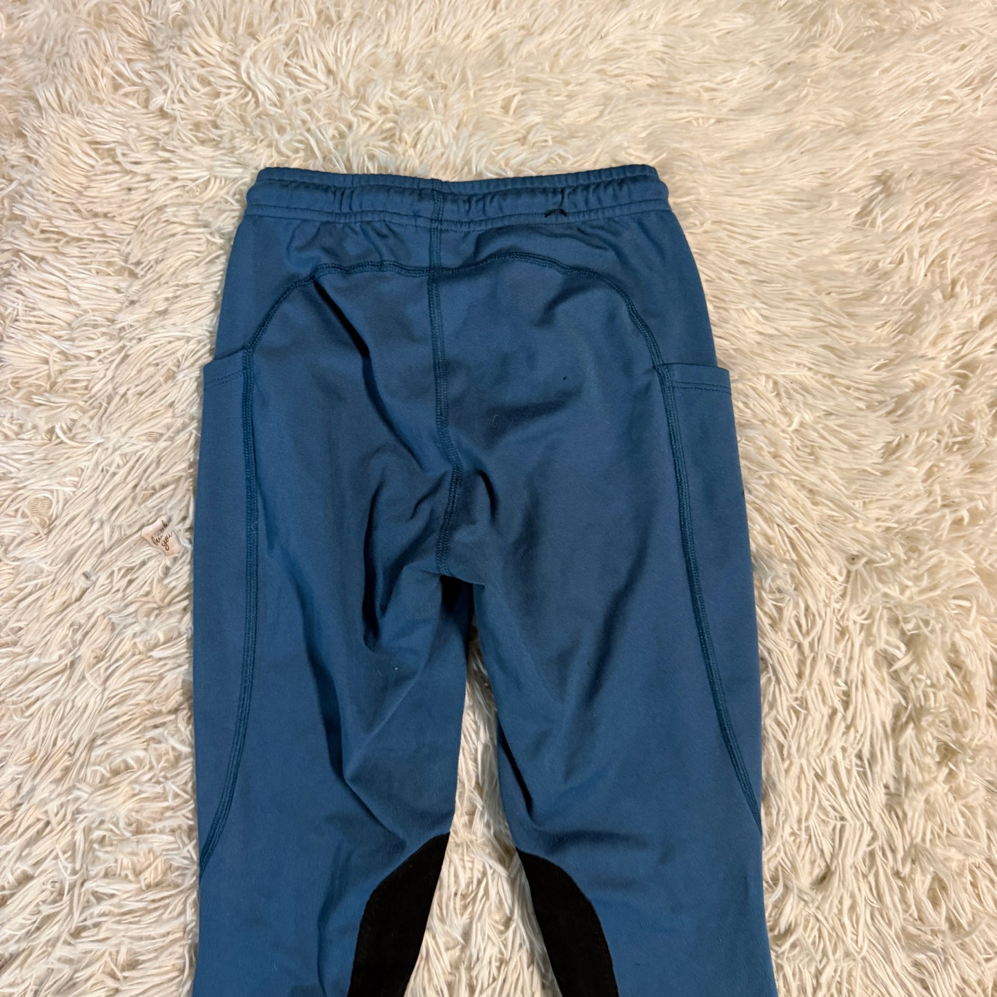 Child’s Medium Blue Kerrits Knee Patch Horseback Riding Tights