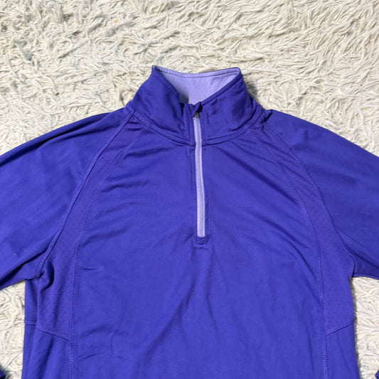 Women’s Medium Purple Champion Long Sleeve Horseback Riding Athletic Shirt