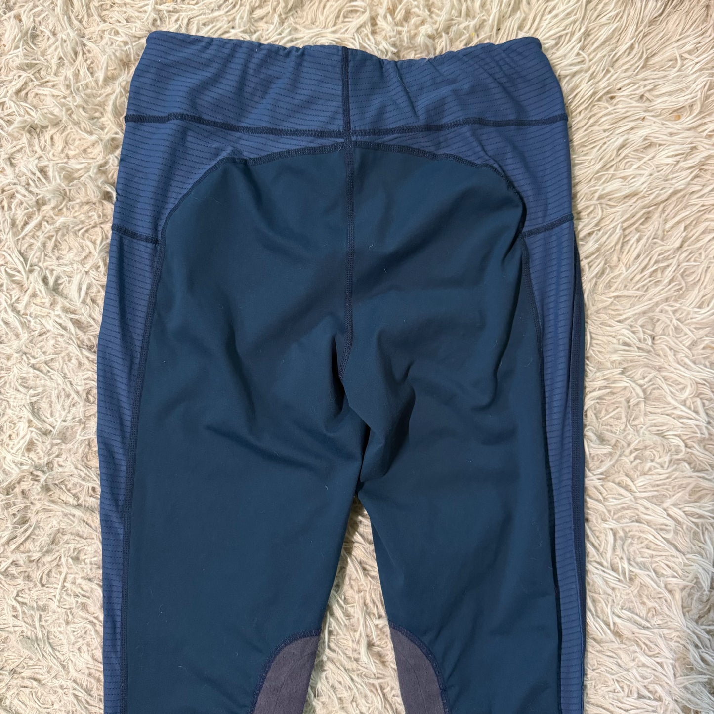 Women’s Medium Blue FitsT4 Sports Knee Patch Horseback Riding Tights