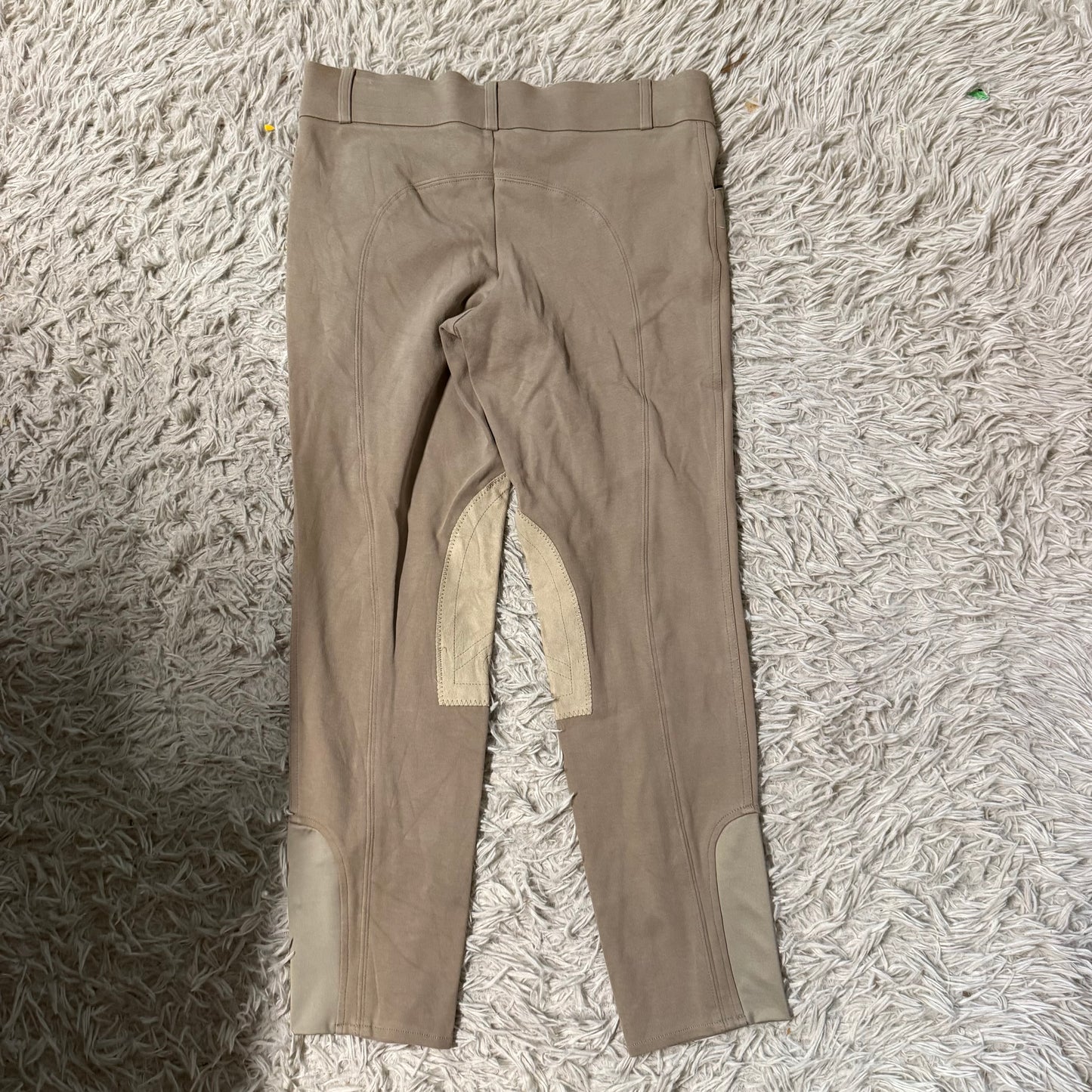 Women’s XL Tan Devon Aire Knee Patch Horseback Riding Breeches