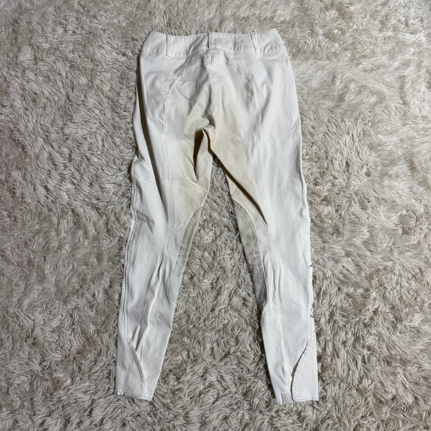 Women’s Size 22R White Pikeur Knee Patch Horseback Riding Breechesl