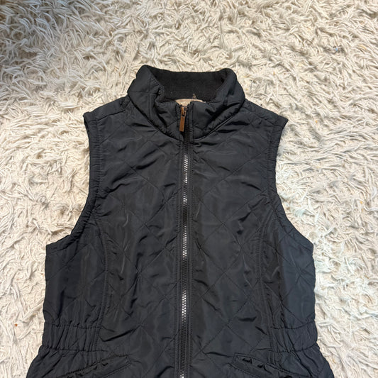 Women’s XS Black Bit & Bridle Horseback Riding Equestrian Winter Vest