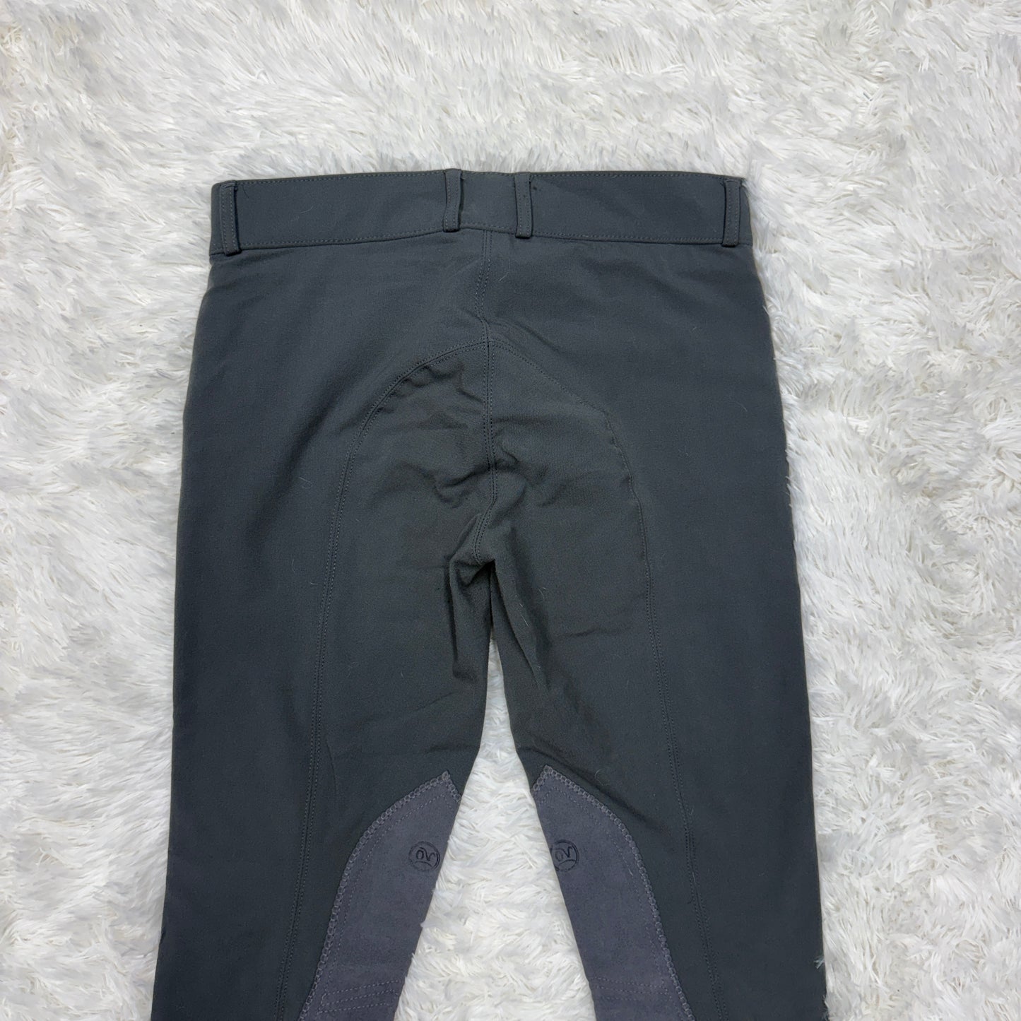 Women’s Size 30R Grey Ovation Knee Patch Horseback Riding Breeches