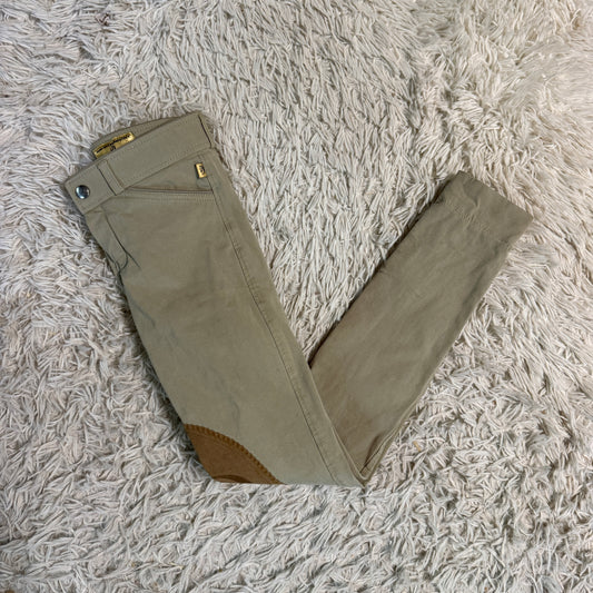 Child’s Size 8R Tan Devon Aire Knee Patch Horseback Riding Jodphur Breeches