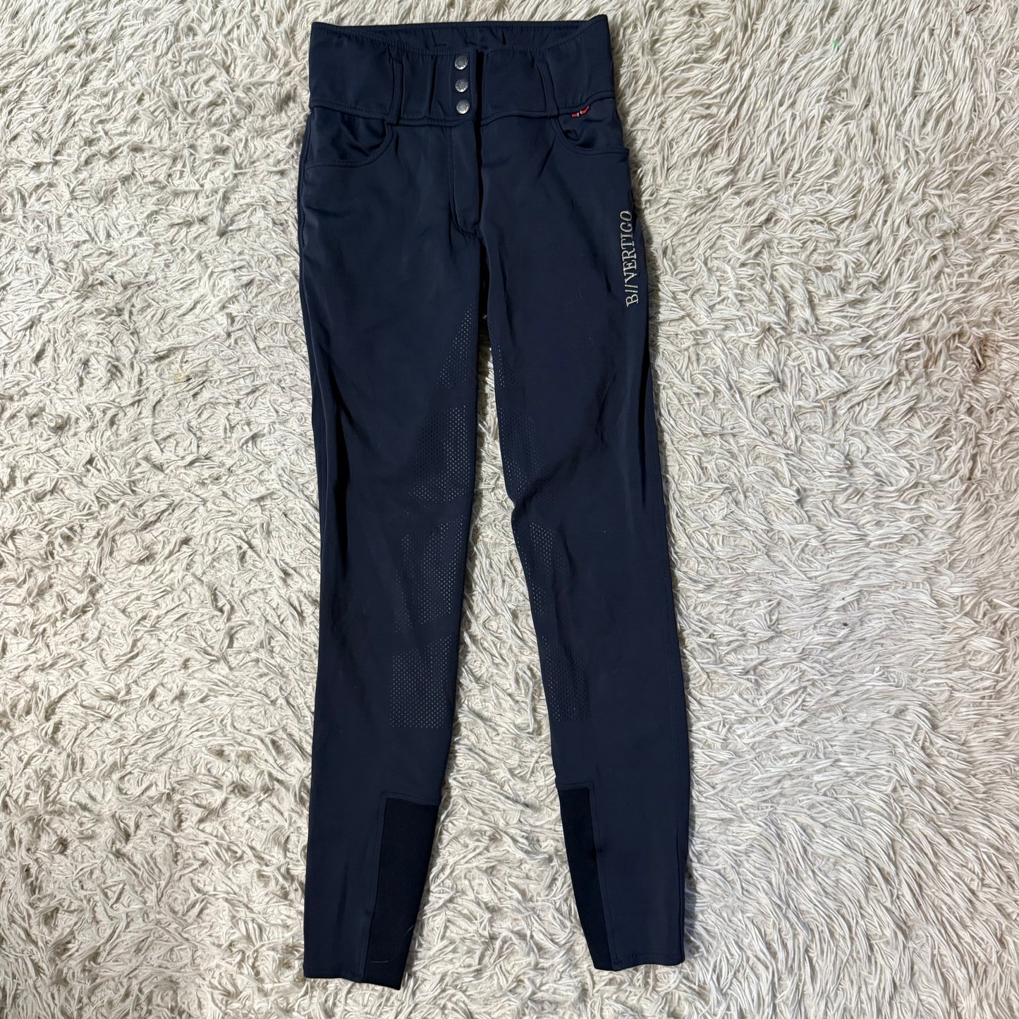 Women’s Size 26R Navy B Vertigo Full Seat Horseback Riding Breeches