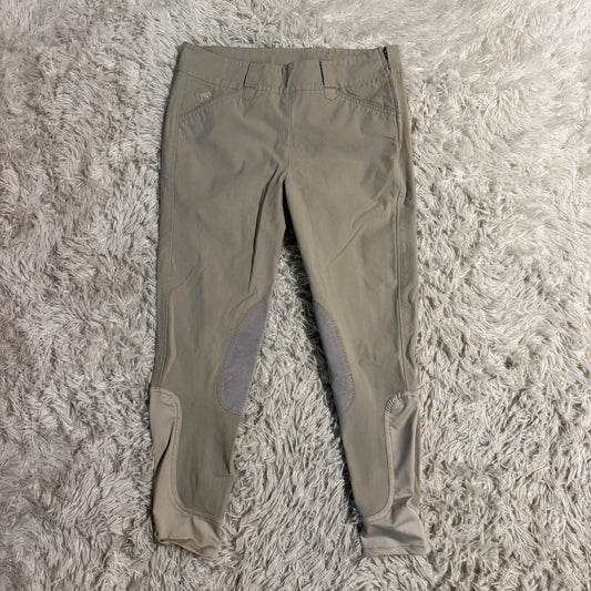 Women’s Size 32R Tan Smartpak Piper Knee Patch Horseback Riding Breeches