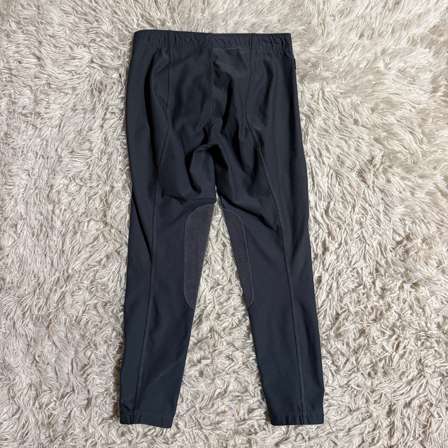 Child’s Medium Grey Irideon Knee Patch Horseback Riding Tights
