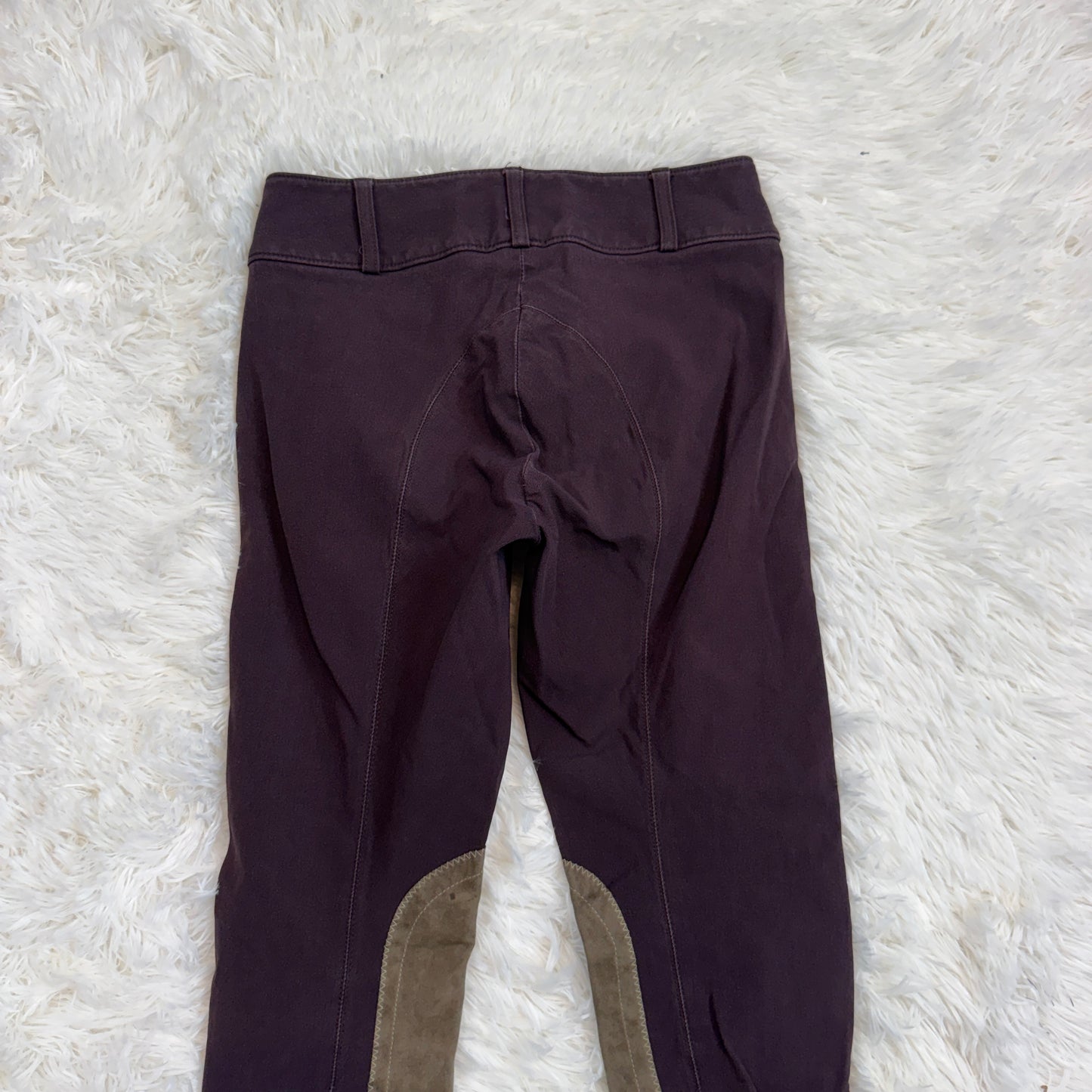 Child’s Size 12R Purple Tailored Sportsman Knee Patch Horseback Riding Breeches