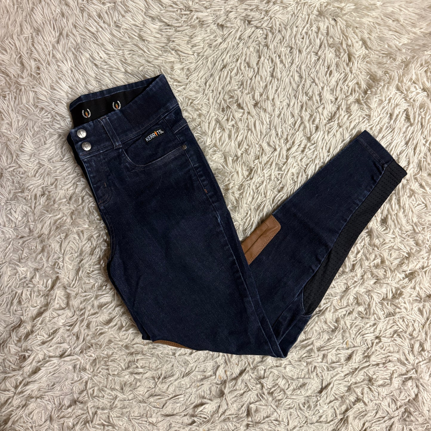Women’s Small Jean Kerrits Knee Patch Horseback Riding Breeches
