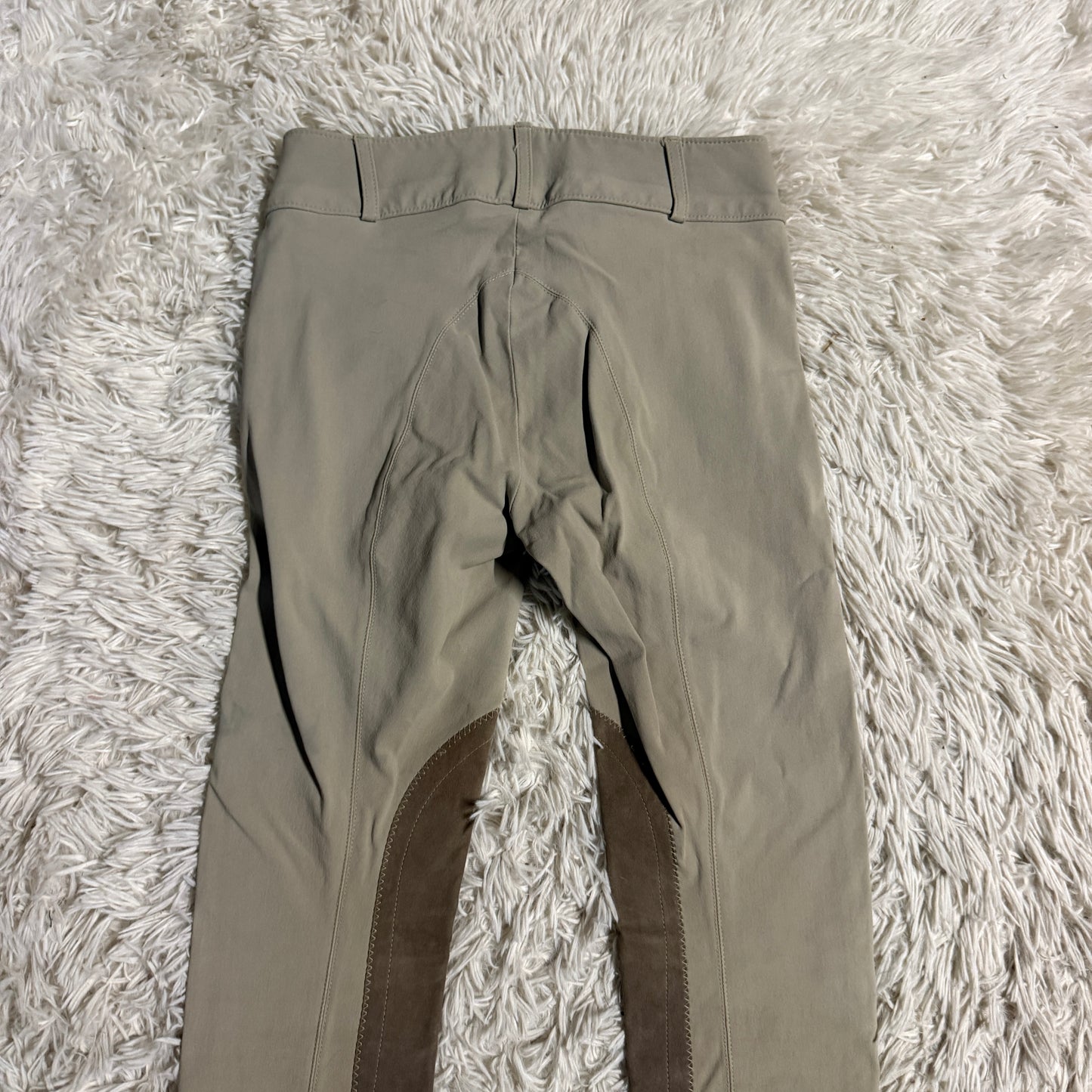 Child’s Size 12R Tan Tailored Sportsman Knee Patch Horseback Riding Breeches