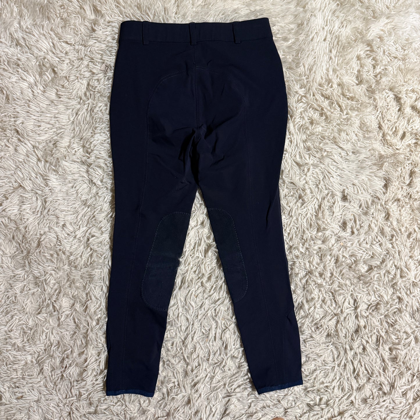 Child’s Size 14R Navy Camp Crossrail Knee Patch Horseback Riding Breeches