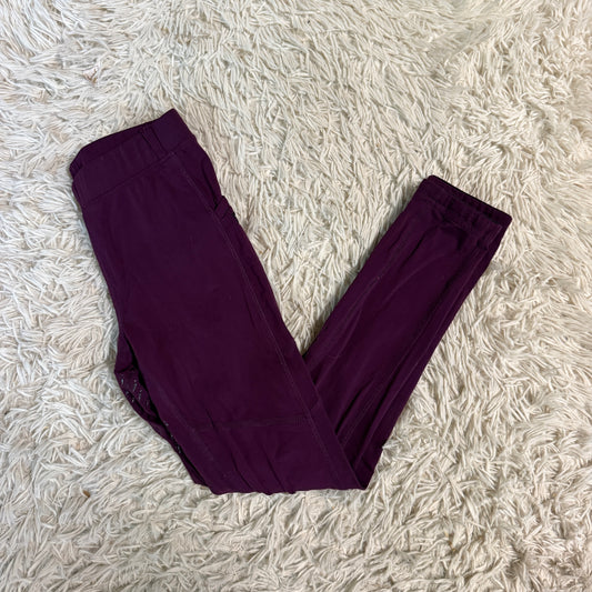 Child’s Large Purple Full Seat Horseback Riding Tights