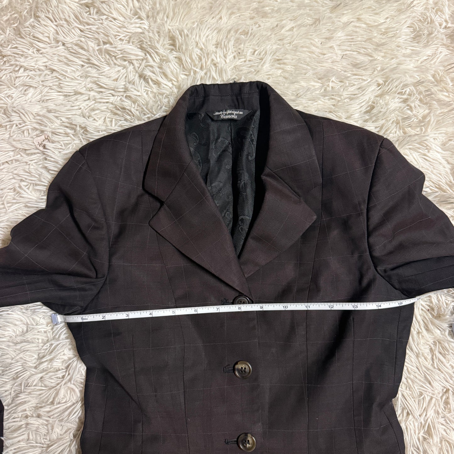 Women’s Size 8R Brown Grand Prix Horseback Riding Show Coat