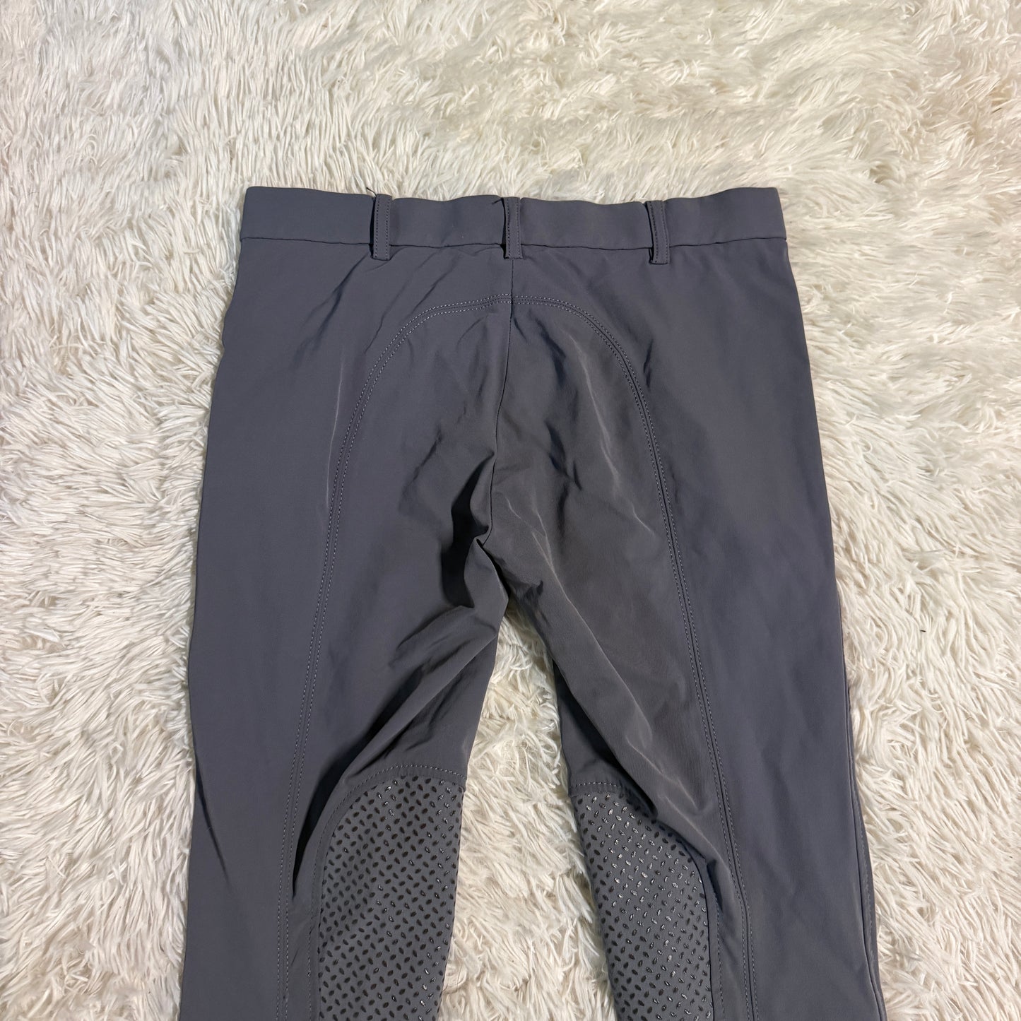 Women’s Size 22R Grey Pikeur Knee Patch Horseback Riding Breeches