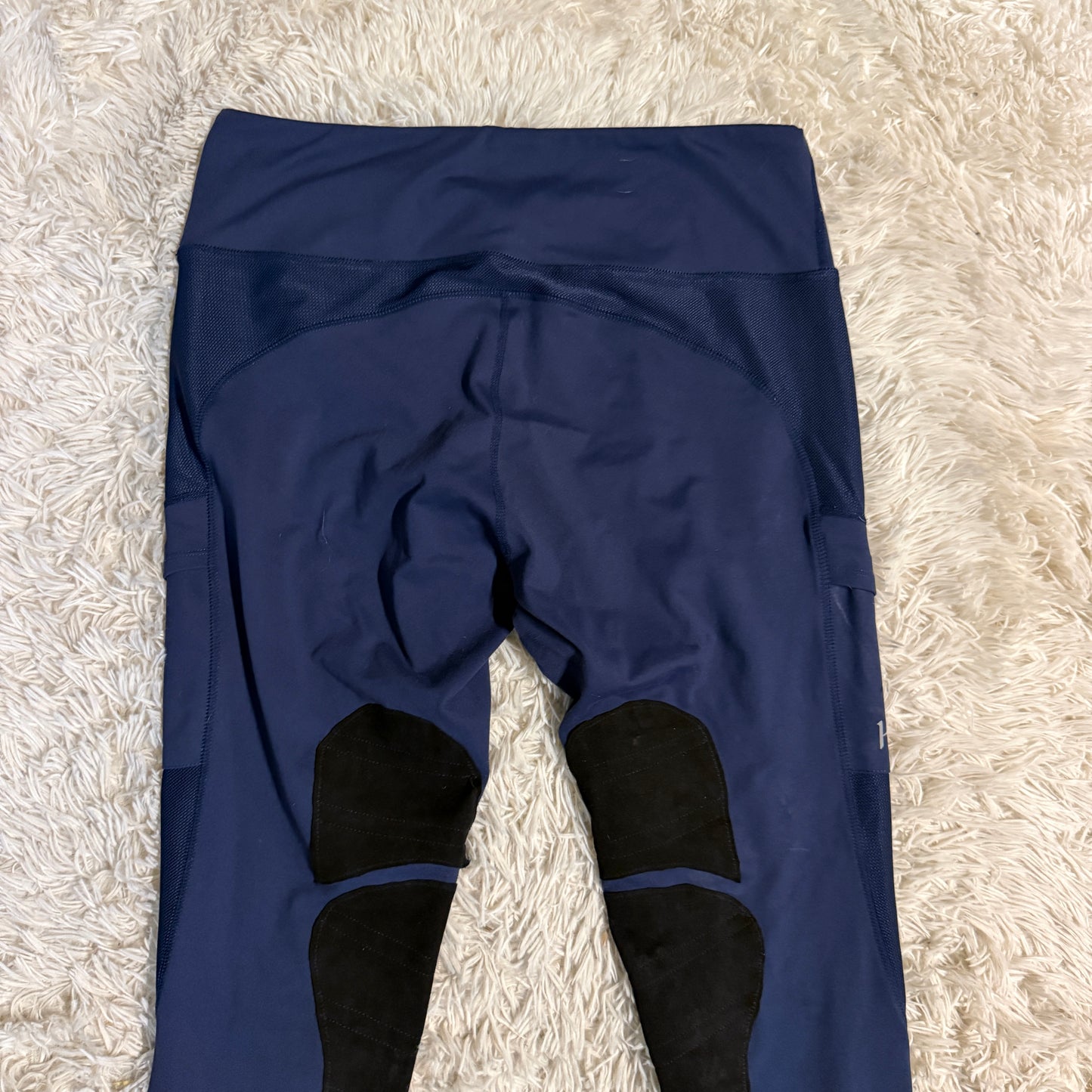 Women’s XXL Navy Horseware Knee Patch Horseback Riding Tights Breeches