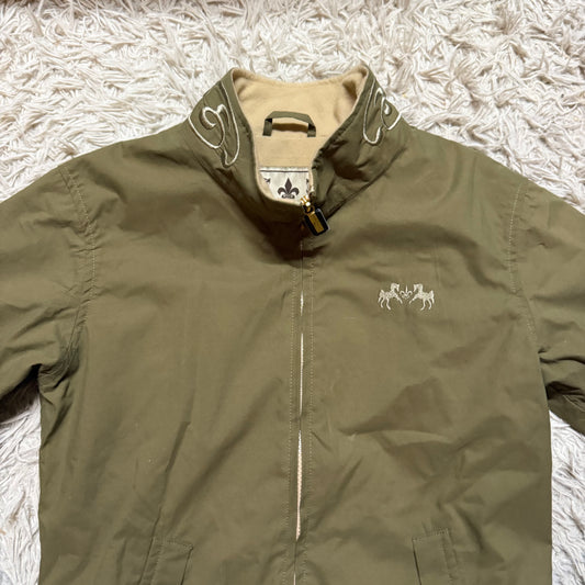 Women’s Small Green Equine Couture Winter Horseback Riding Jacket