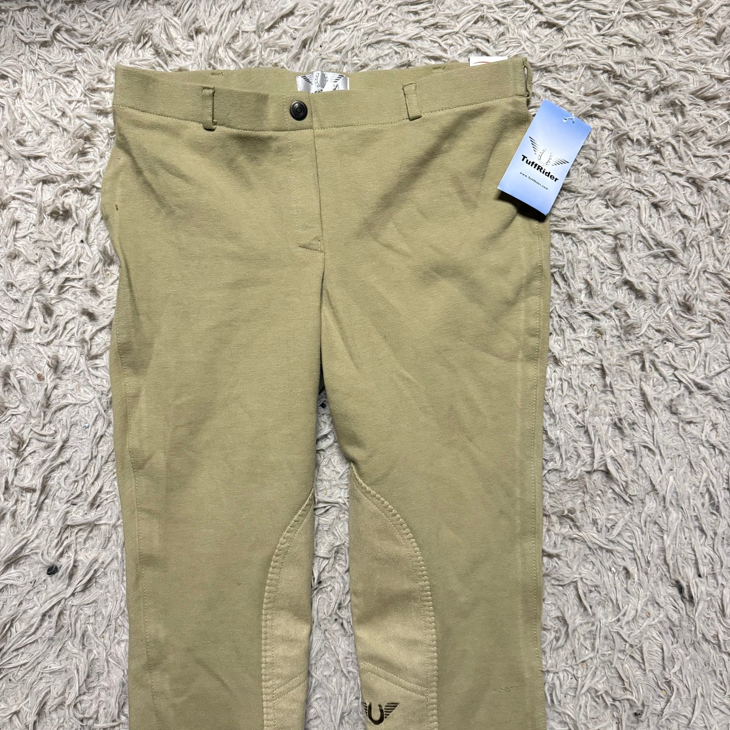 New Women’s Size 30R Tan TuffRider Knee Patch Horseback Riding Breeches