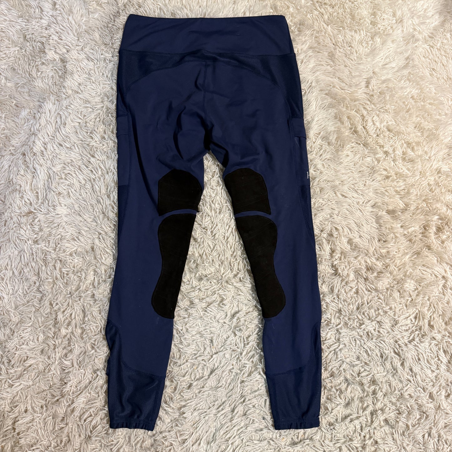 Women’s XXL Navy Horseware Knee Patch Horseback Riding Tights Breeches
