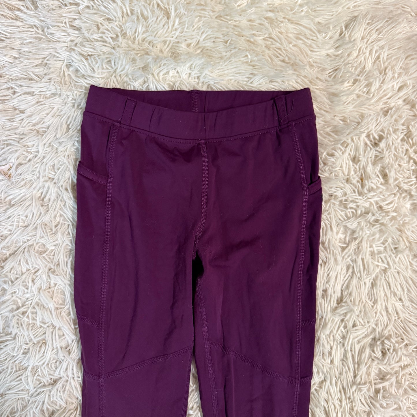 Child’s Large Purple Full Seat Horseback Riding Tights