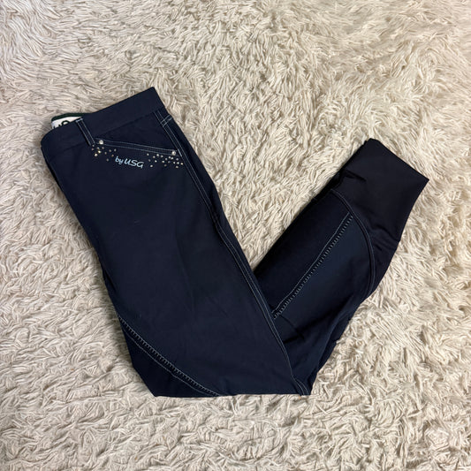 Women’s Size 32R Navy USG Full Seat Horseback Riding Breeches