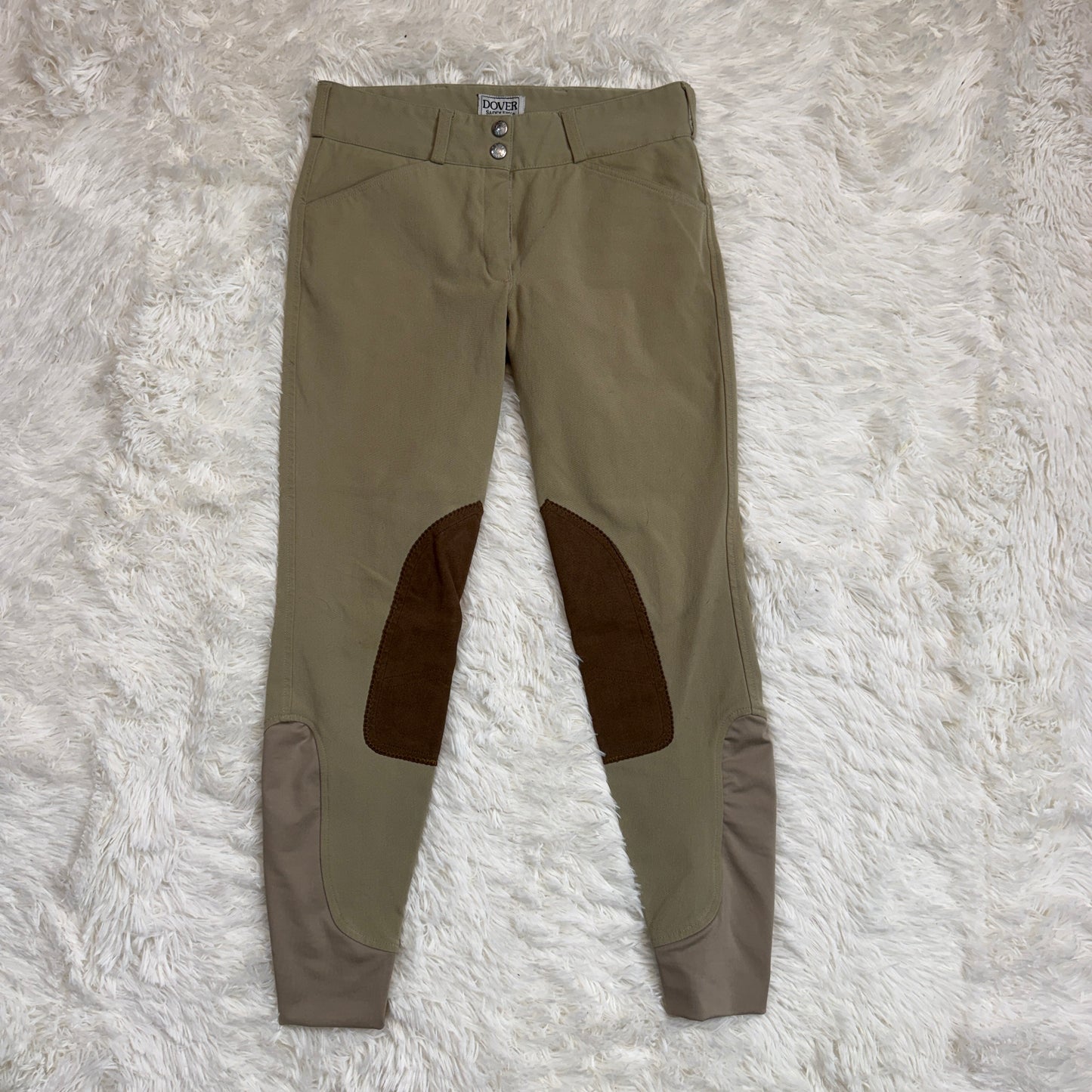 Women’s Size 26R Tan Dover Knee Patch Horseback Riding Breeches