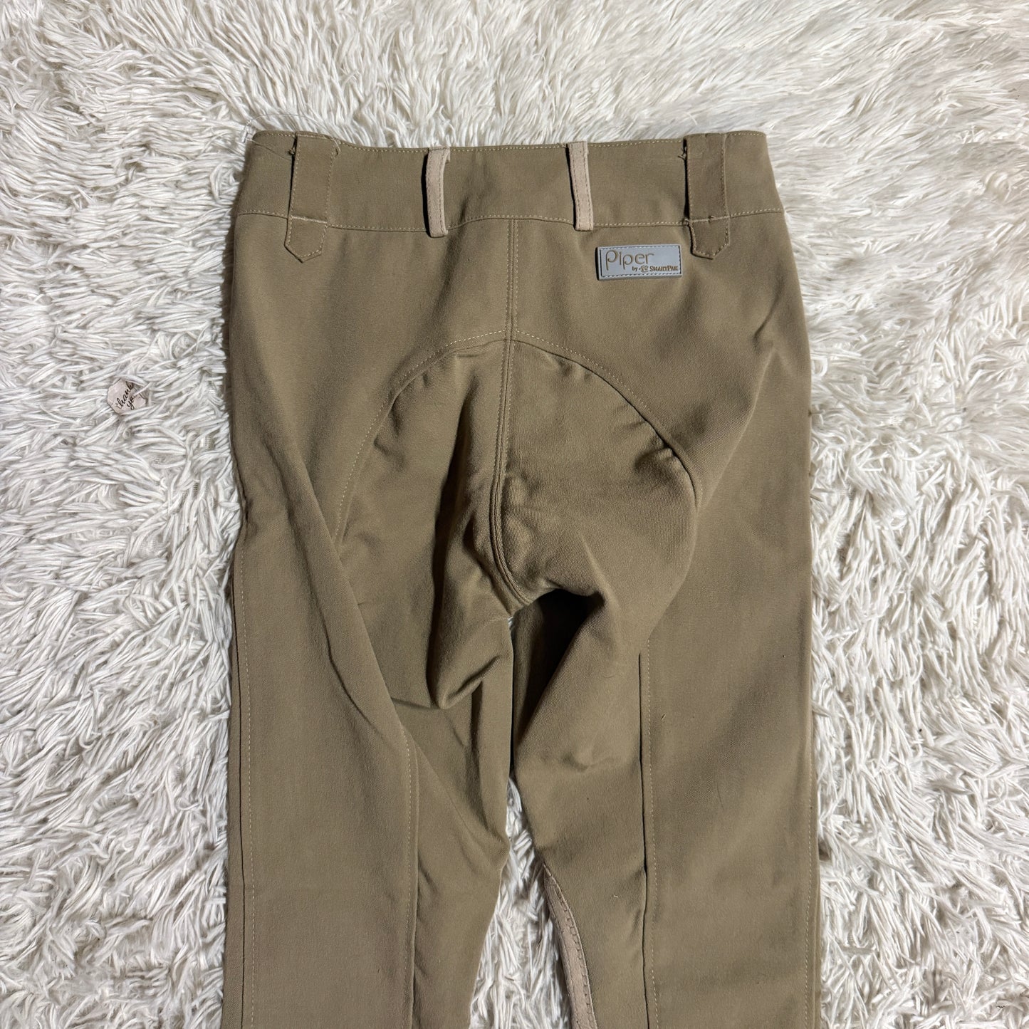 Child’s Size 10R Tan Smartpak Knee Patch Horseback Riding Breeches