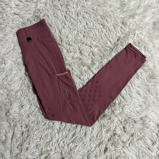 Women’s Size 24R Pink Romfh Knee Patch Horseback Riding Tights