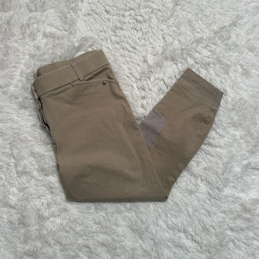 Women’s Size 34R Tan Ariat Knee Patch Horseback Riding Breeches